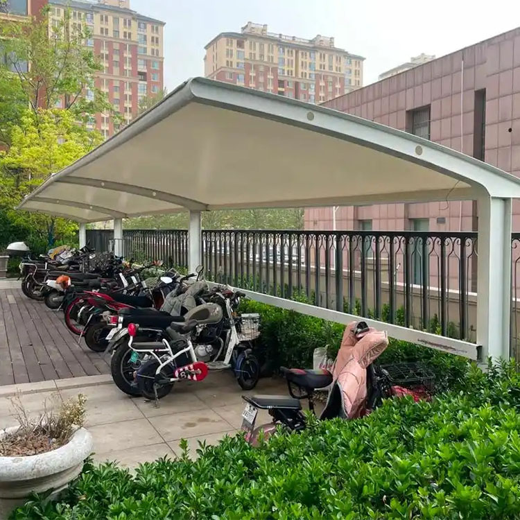 龙岩膜结构电动车棚